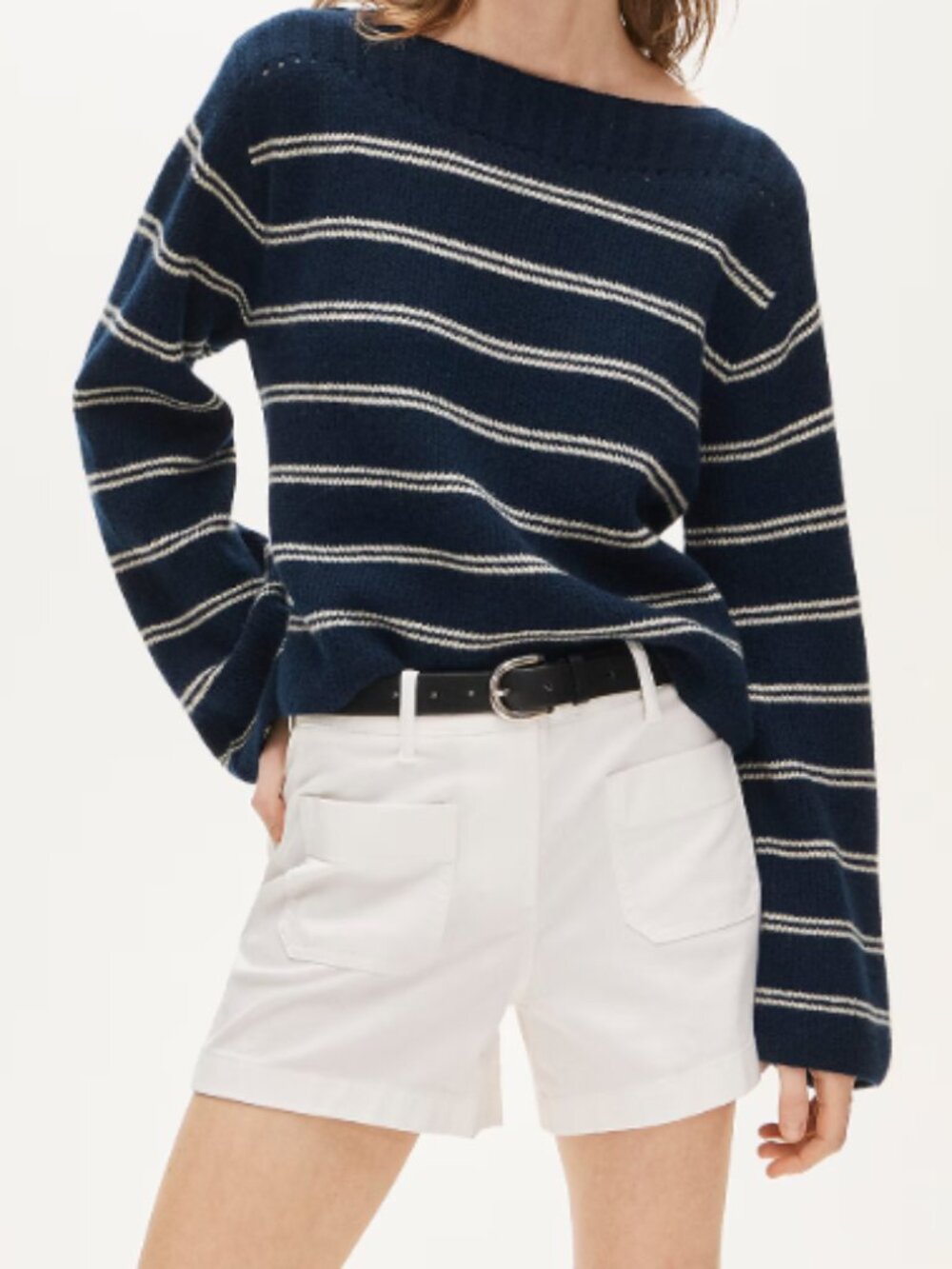 NWT J Crew Patch Pocket Chino Shorts | Size 8, White